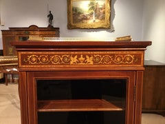 Fine Quality Marquetry Inlaid Edwards & Roberts Cabinet