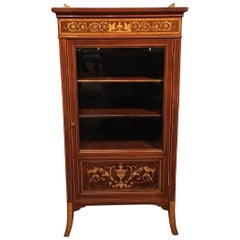 Fine Quality Marquetry Inlaid Edwards & Roberts Cabinet