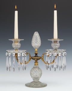 Fine Quality Pair of Bronze and Gilt Regency Period Candelabra