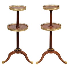 Fine Quality Pair of Two Tier Etegeres, After Donald Ross, circa 1860