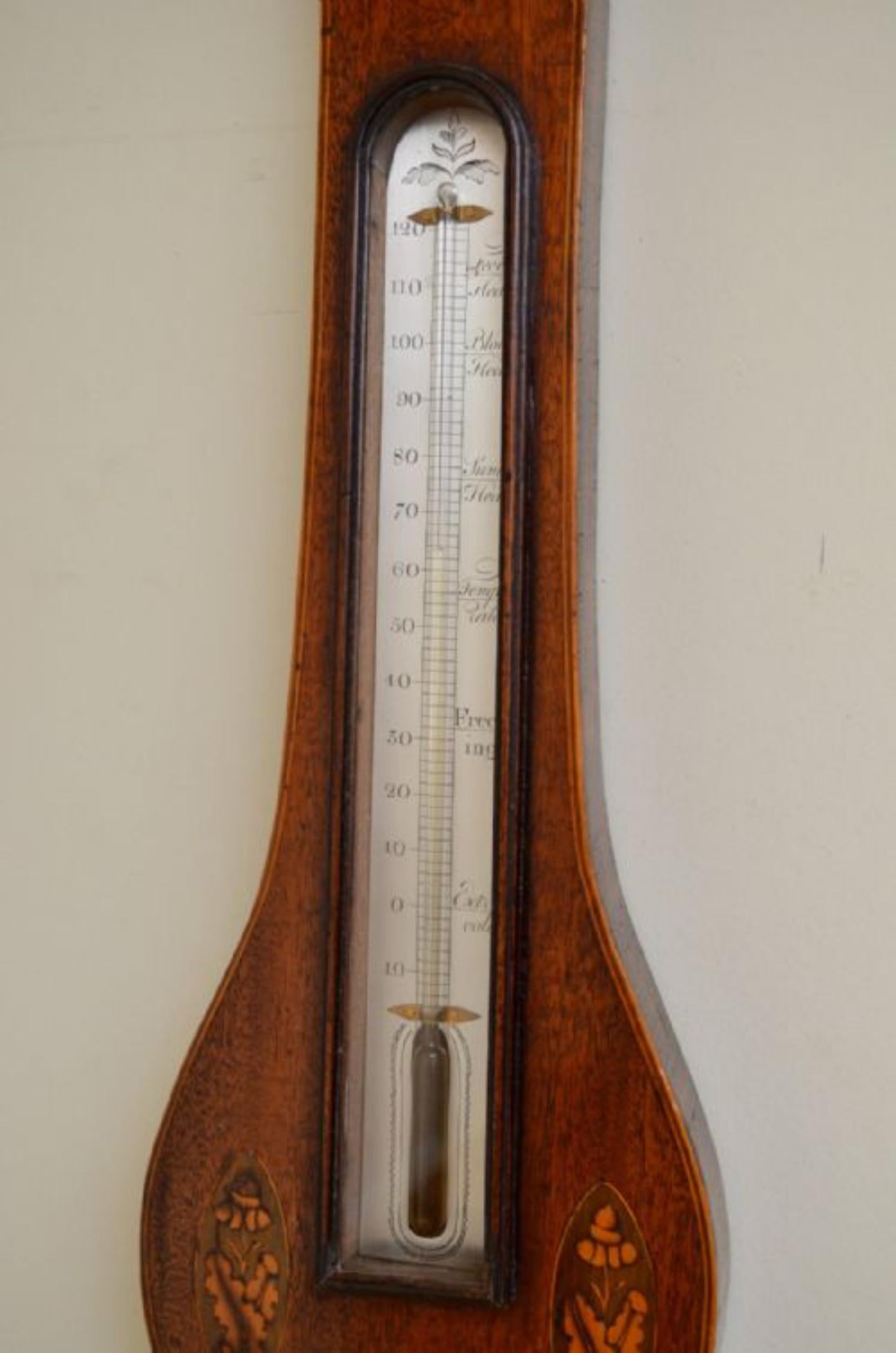 English Fine Quality Regency Wheel Barometer A. Gatty For Sale