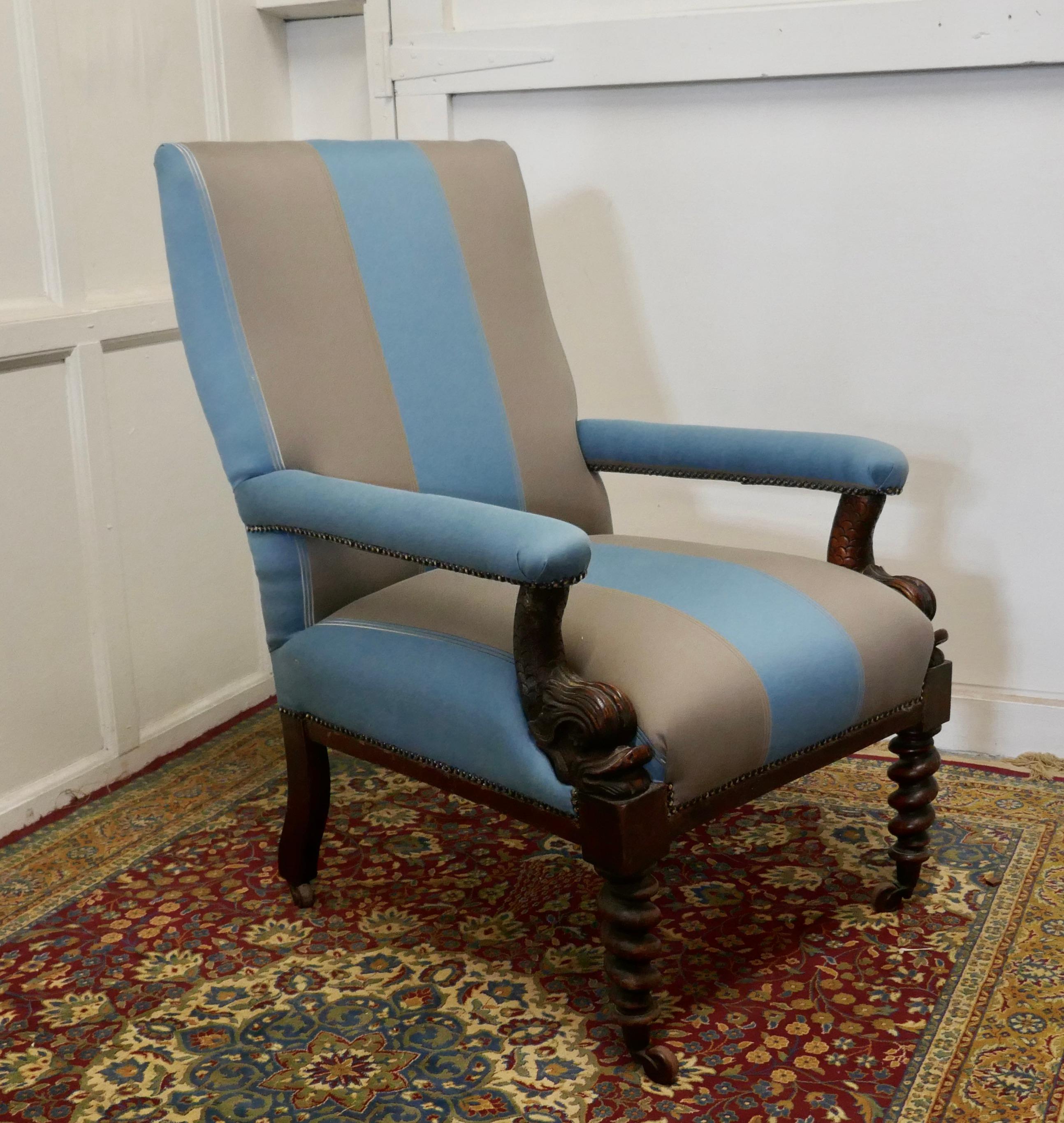 Fine Quality William IV Mahogany Arm Chair 2