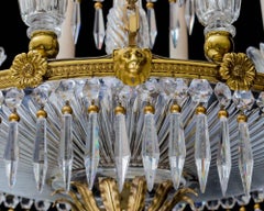 Fine Regency Cut Glass Dish Light