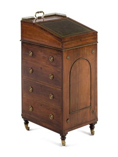 Fine Regency Mahogany Davenport Desk