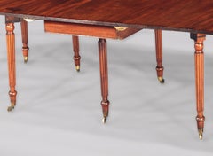 Fine Regency Period Mahogany Extending Dining Table