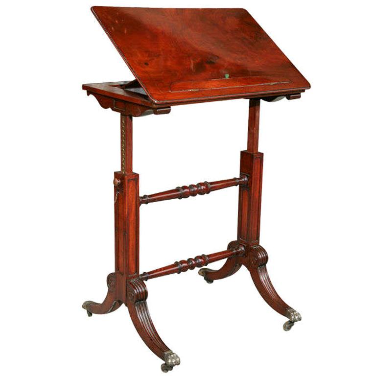 Regency Period Metamorphic Writing /Book Table For Sale