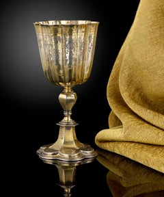Fine Silver Gilt Wine Cup, German or Swiss, circa 1630