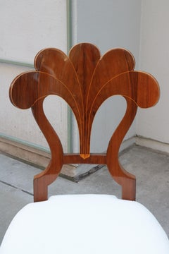 Einzigartiger Biedermeier-Beistellstuhl