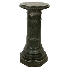 Fine Spinach Green Marble Pedestal