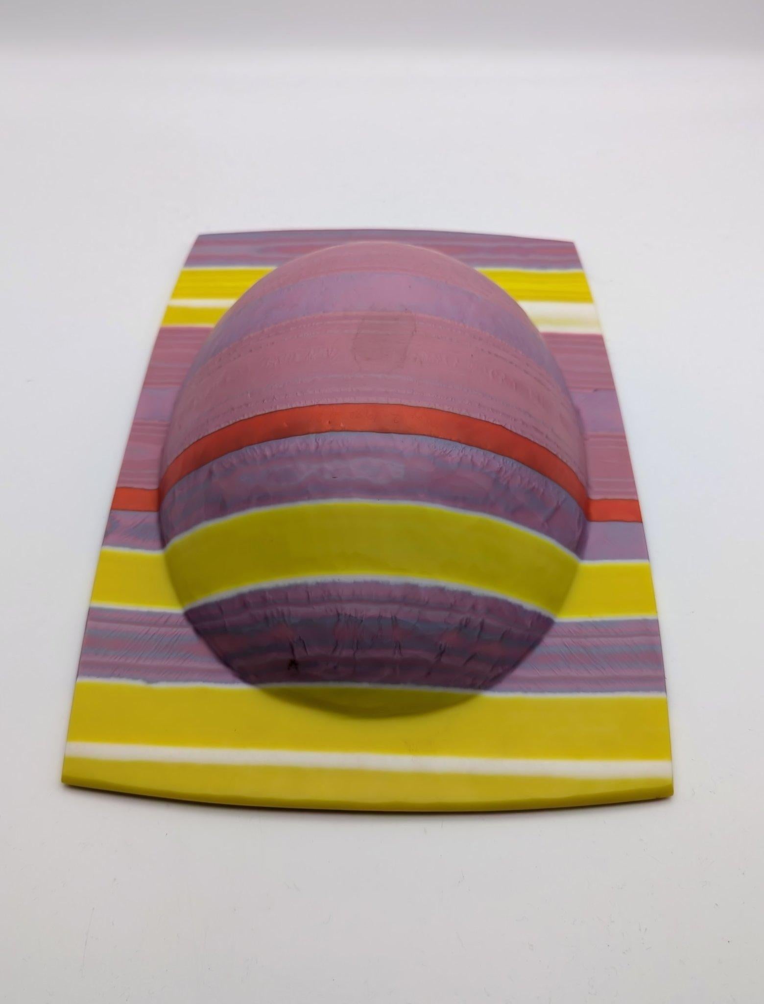 Fino cuenco de vidrio fundido de Klaus Moje, fabricado en Canberra en 1982 Otro en venta