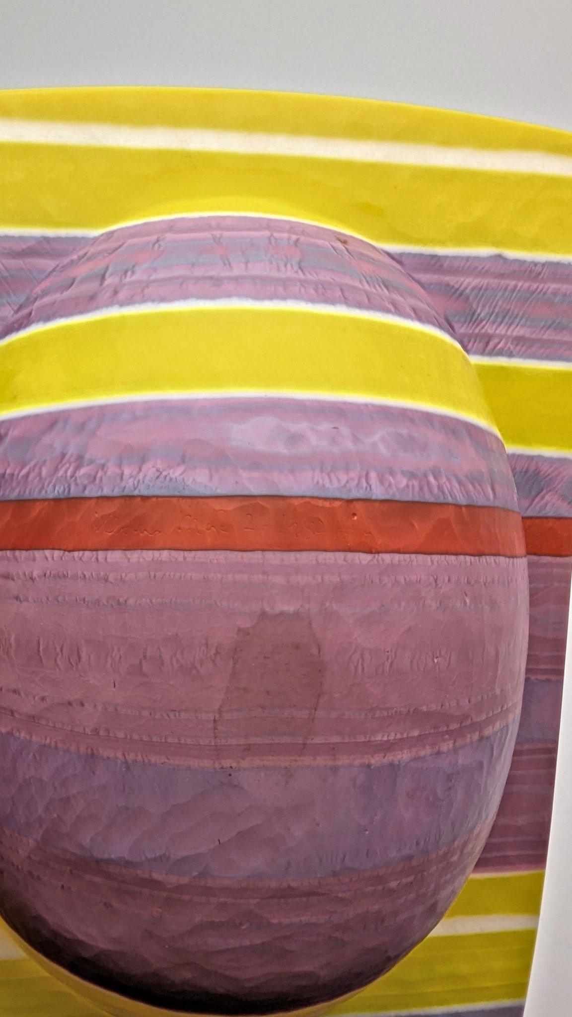 Fino cuenco de vidrio fundido de Klaus Moje, fabricado en Canberra en 1982 Australiano en venta