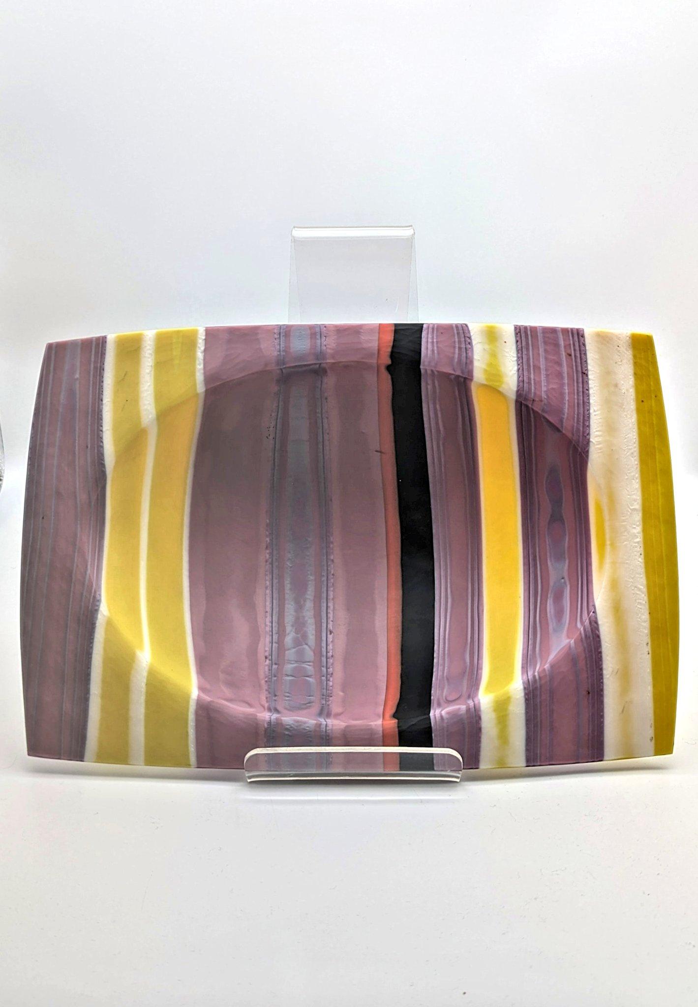 Fino cuenco de vidrio fundido de Klaus Moje, fabricado en Canberra en 1982 en Bueno estado para la venta en Aachen, DE