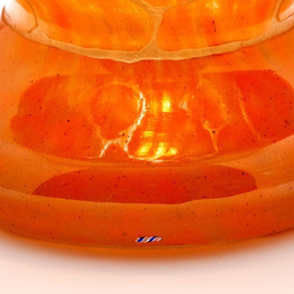 Fine Tall Early Schneider Glass Vase, 1918-21 For Sale 1