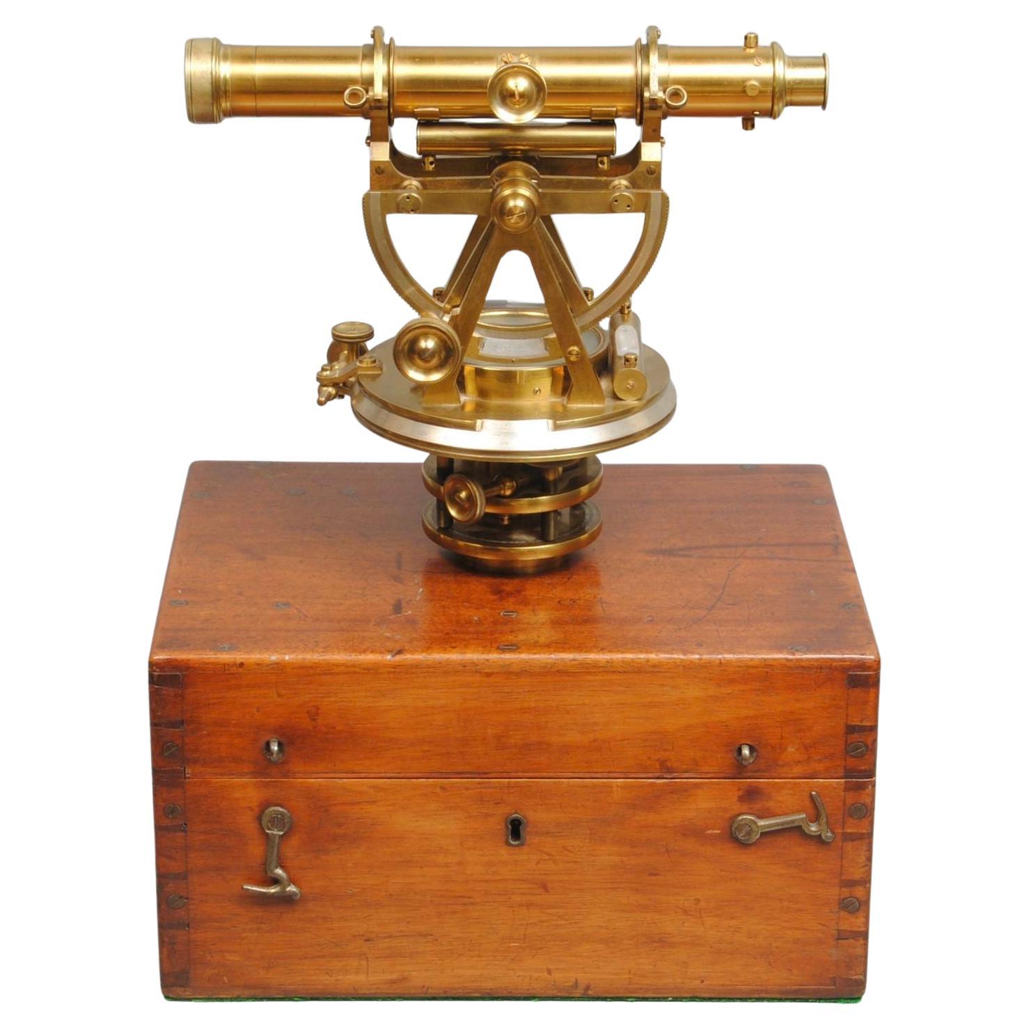 A Fine Theodolite By Troughton And Simms In Its Original Case