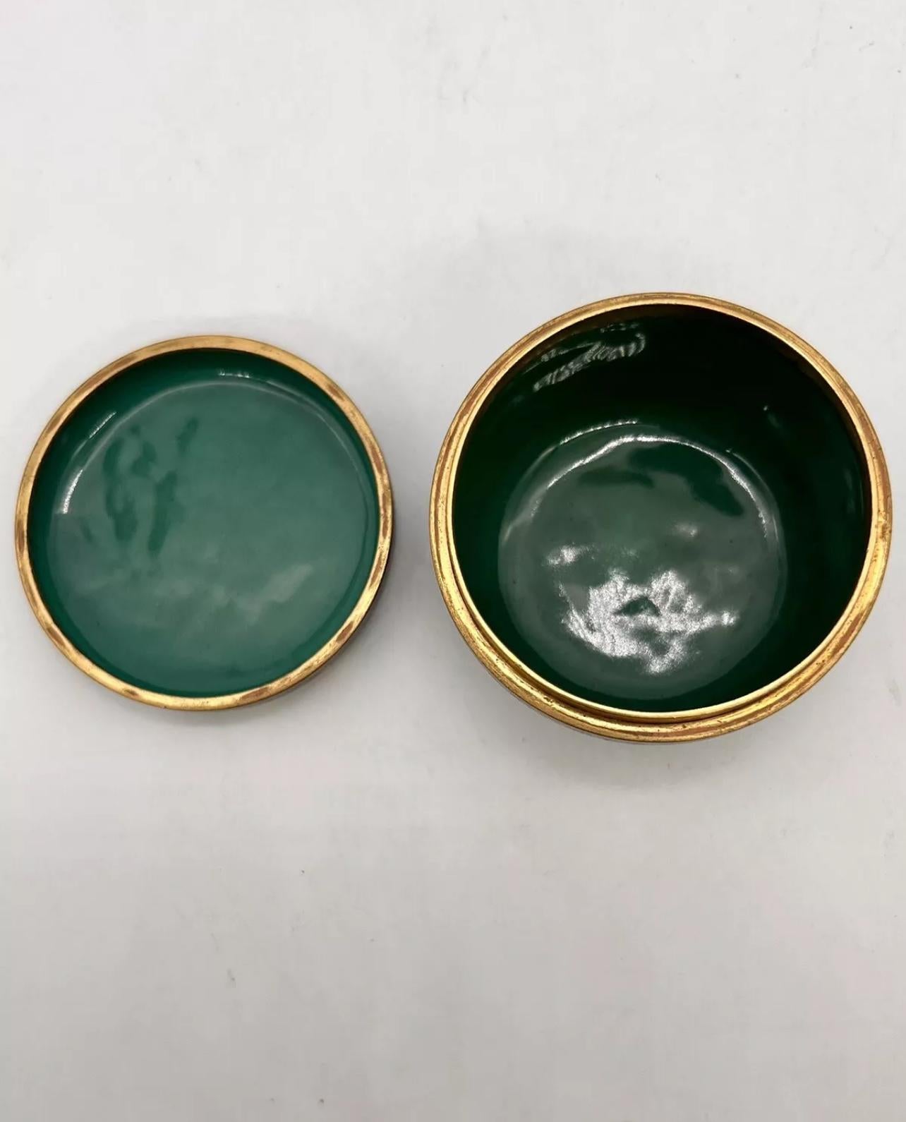 Fina e inusual caja y tapa japonesas antiguas de esmalte cloisonné Kogo de Inaba en venta 5