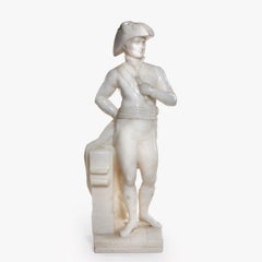 Fine Victorian Alabaster Figure of Arthur Wellesley, Duke of Wellington