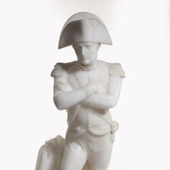 Viktorianische Alabasterfigur von Napoleon Bonaparte aus der Zeit Napoleons Bonaparte