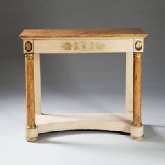 Fine White Painted Console