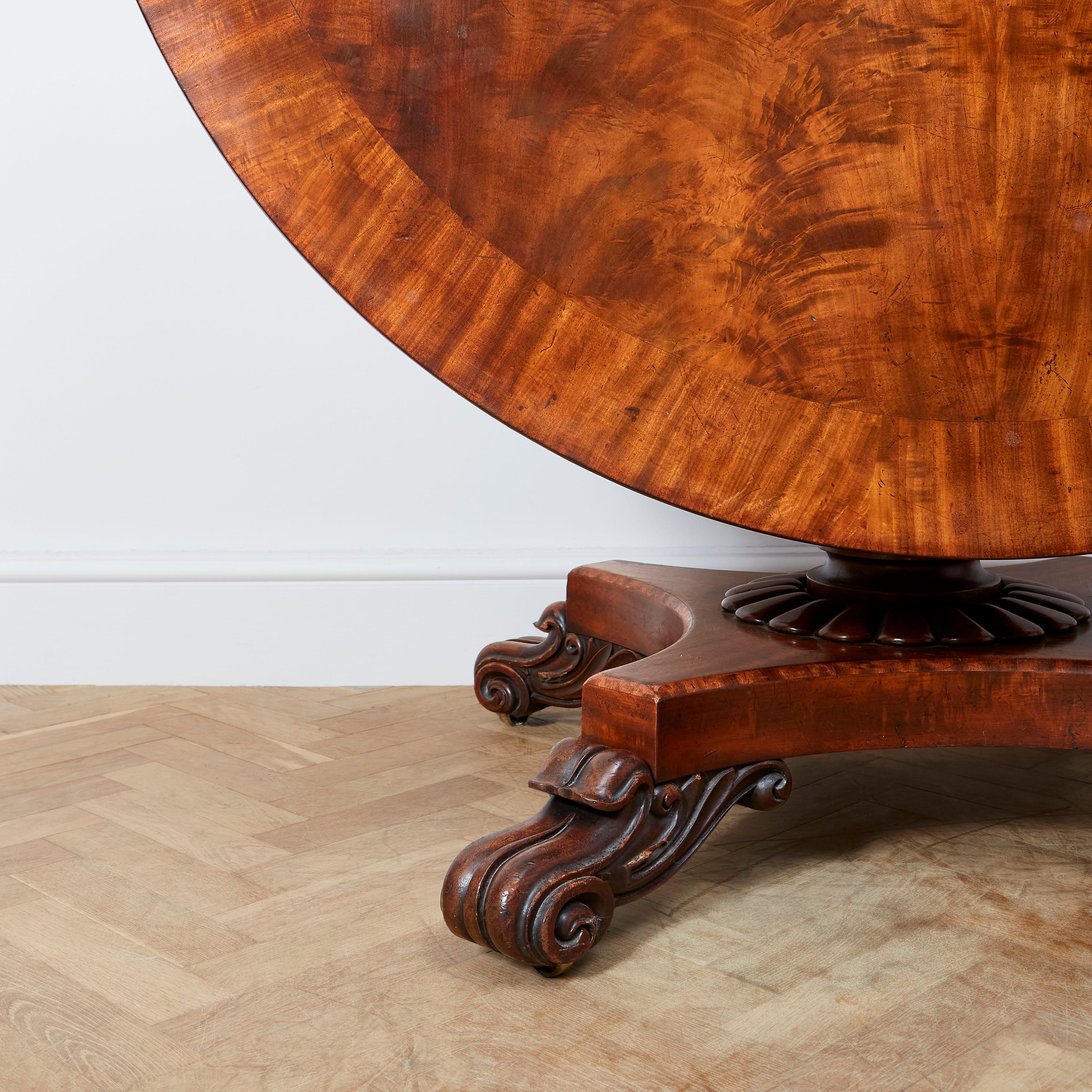 Fine William IV Mahogany Centre Table In Good Condition For Sale In London, GB
