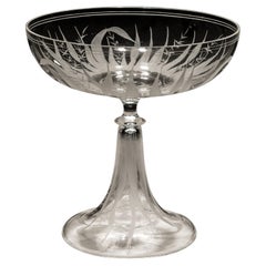 Fineley Engraved Victorian Tazza