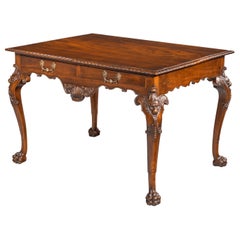 Finely Carved Irish Centre Standing Table