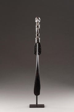 A Finely Carved Lime Spatula by an Unknown Master Carver