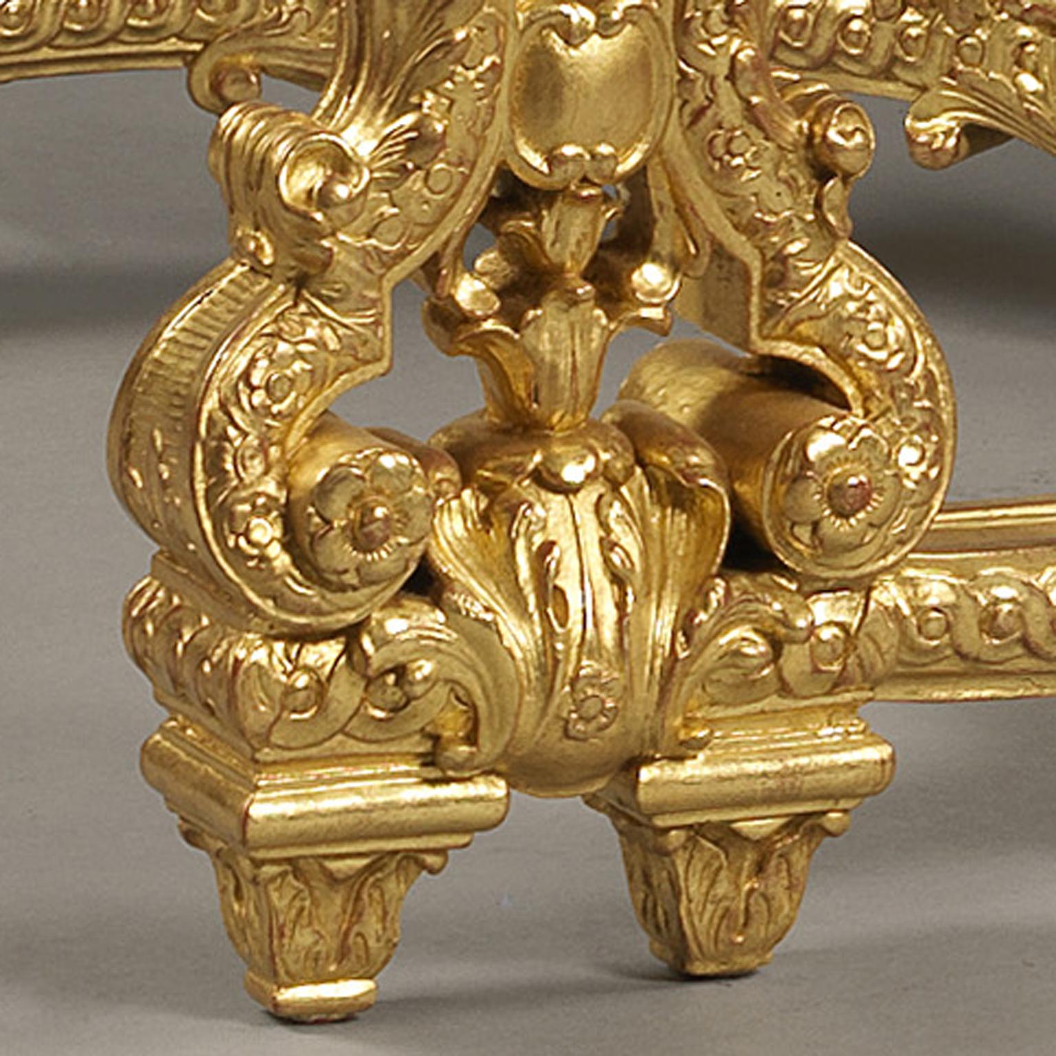 19th Century Finely Carved Louis XIV/Regence Style Giltwood Centre Table, circa 1880 For Sale