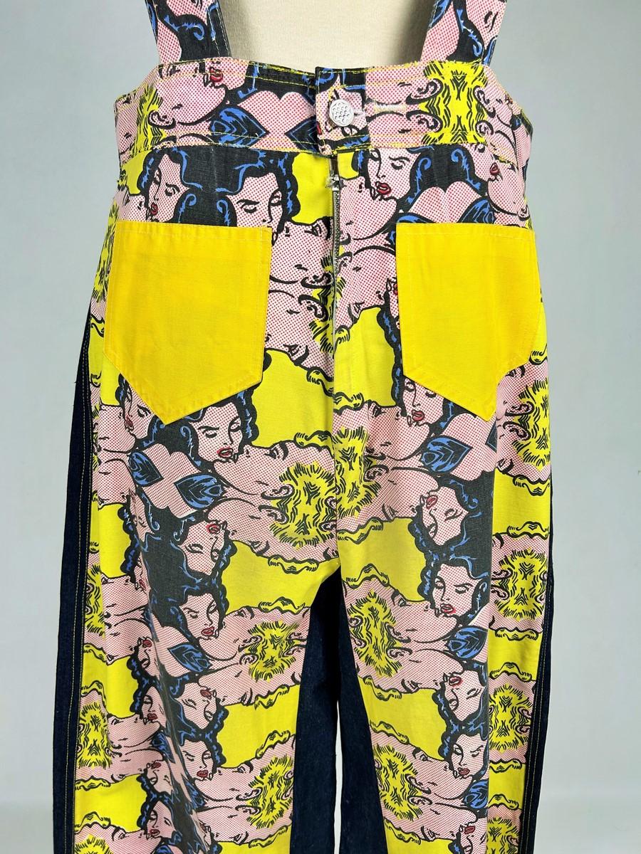 Un mono Fiorucci Pop Art basado en Roy Lichtenstein - Italia Circa 1970 en venta 9