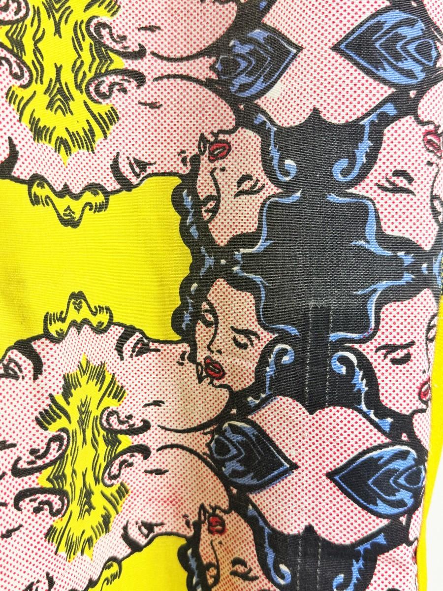 Femenino o masculino Un mono Fiorucci Pop Art basado en Roy Lichtenstein - Italia Circa 1970 en venta