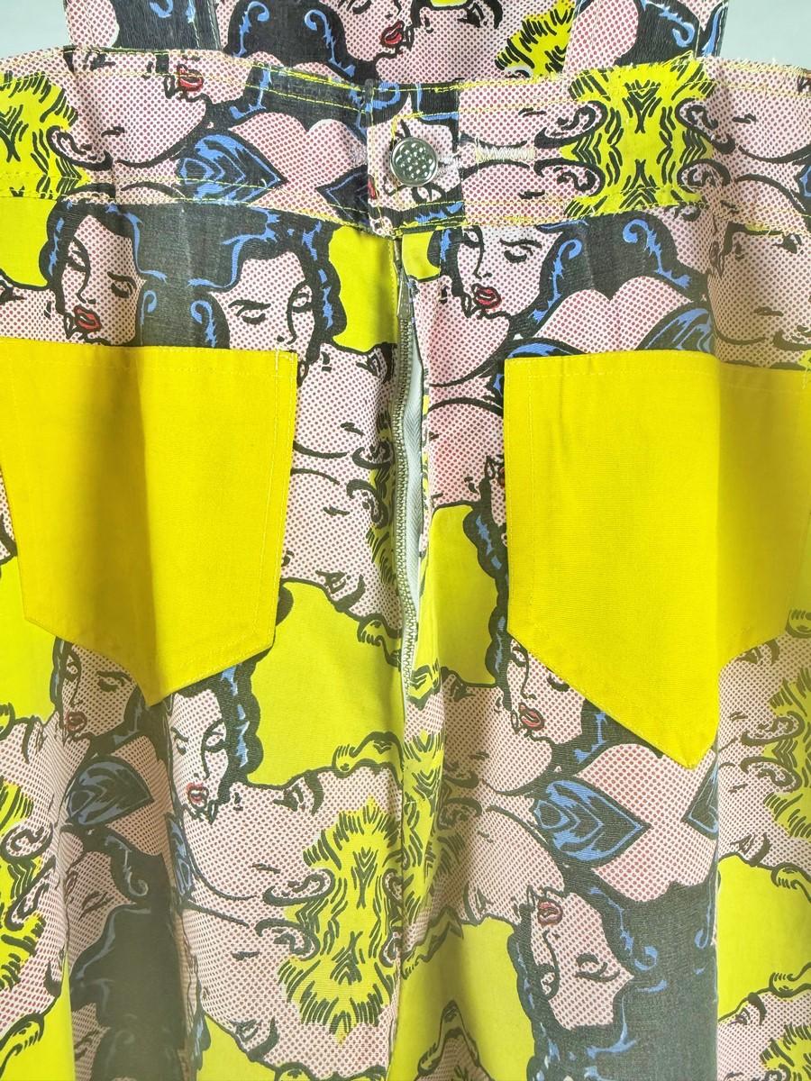 Un mono Fiorucci Pop Art basado en Roy Lichtenstein - Italia Circa 1970 en venta 1