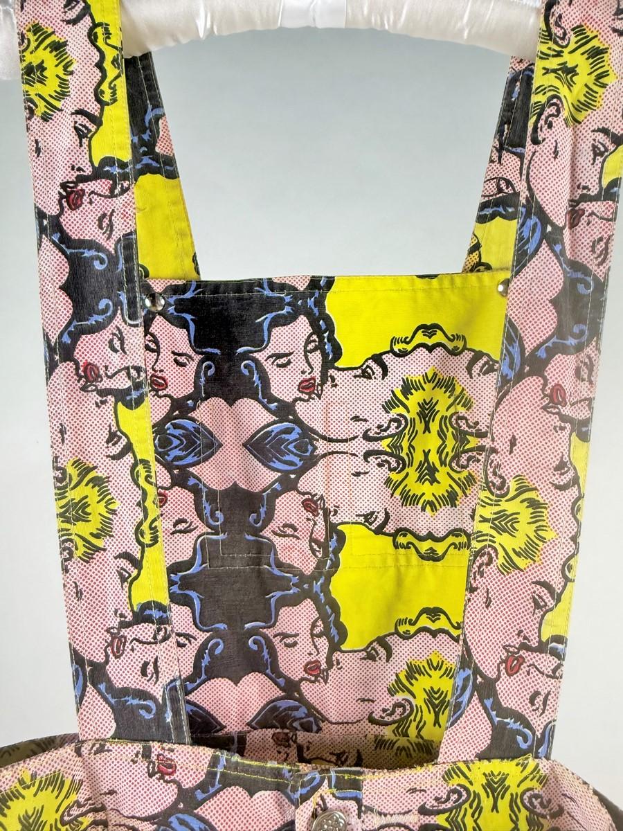 Un mono Fiorucci Pop Art basado en Roy Lichtenstein - Italia Circa 1970 en venta 2