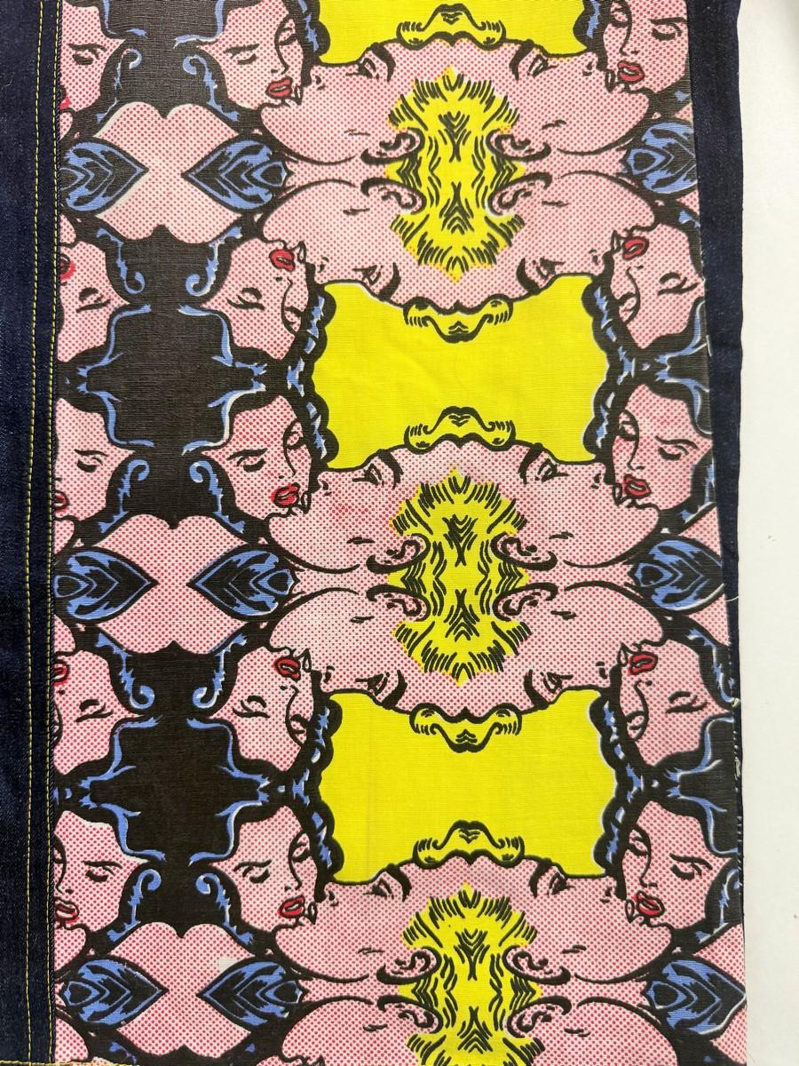 Un mono Fiorucci Pop Art basado en Roy Lichtenstein - Italia Circa 1970 en venta 3