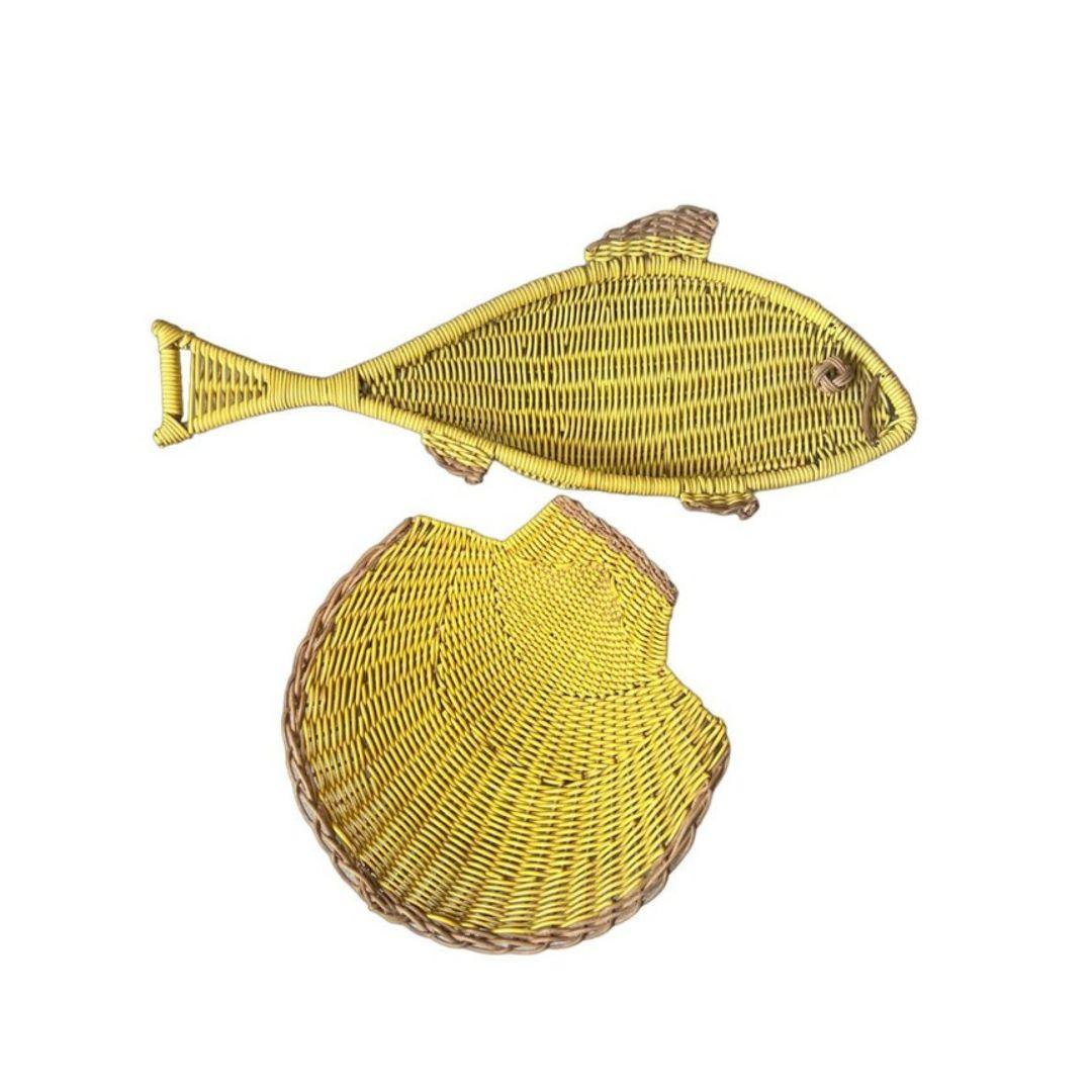 wicker basket for fish