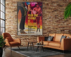 "A FISTFUL OF DOLLARS " 1964 French Grande Film Movie Poster, VANNI TEALDI