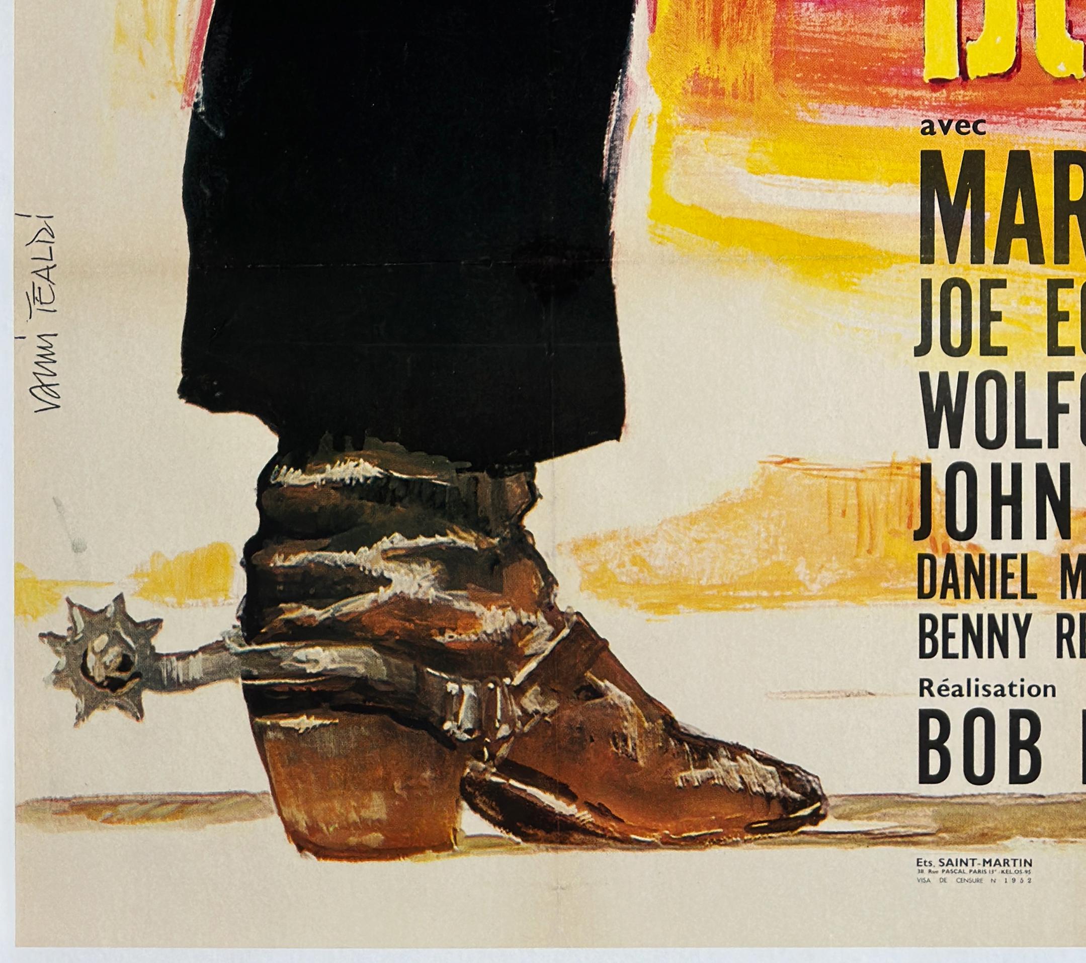 „A FISTFUL OF DOLLARS“ Französisches Grande-Filmplakat, VANNI TEALDI, 1964 im Angebot 2