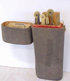 Fitted Drafting Set in a Stingray Case, 19th Century