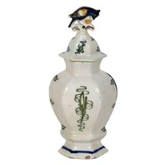 A Five-Piece Delft Garniture Set, Ca. 1759