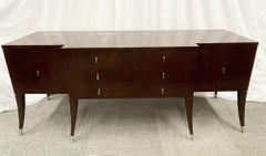 Flame Mahogany Sideboard, Buffet or Credenza by Decca for Bolier