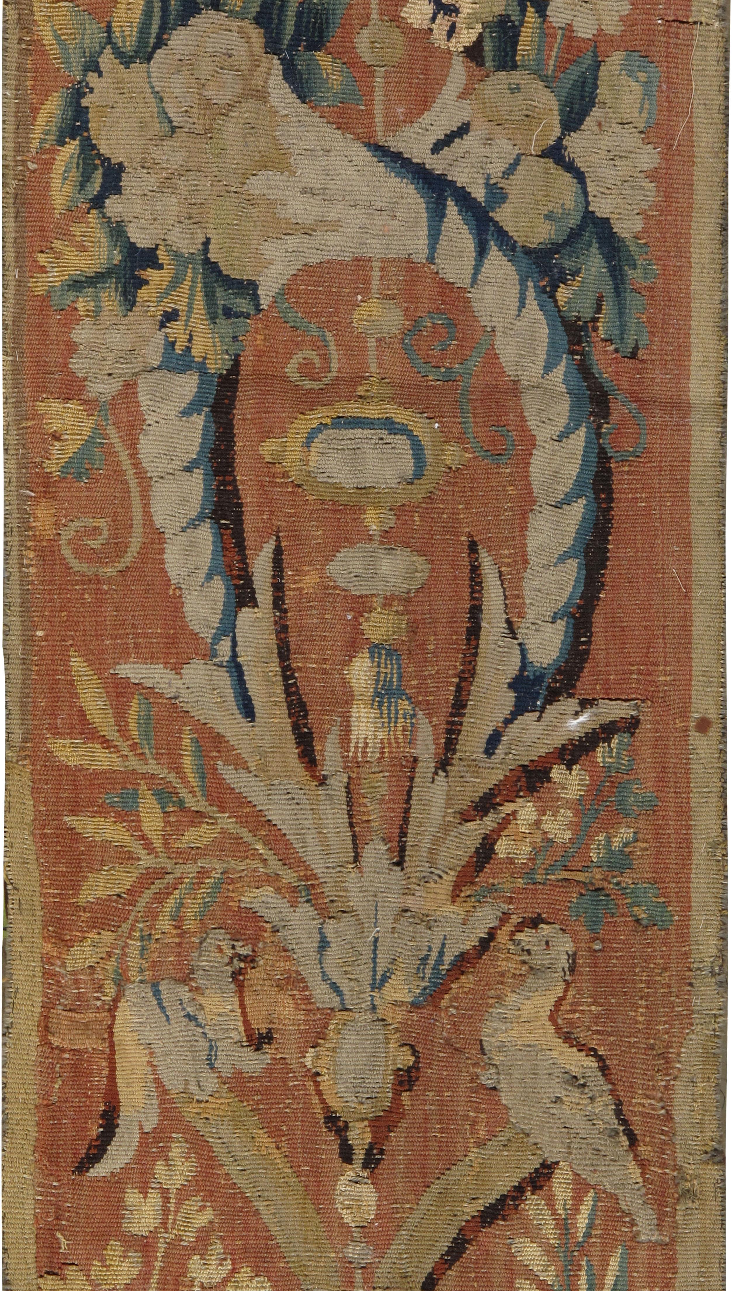 Flemish 17th Century Tapestry Panel,  1'2 x 7'3 1