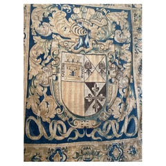 Flemish Armorial Tapestry, Late 16th Century, Renaissance 