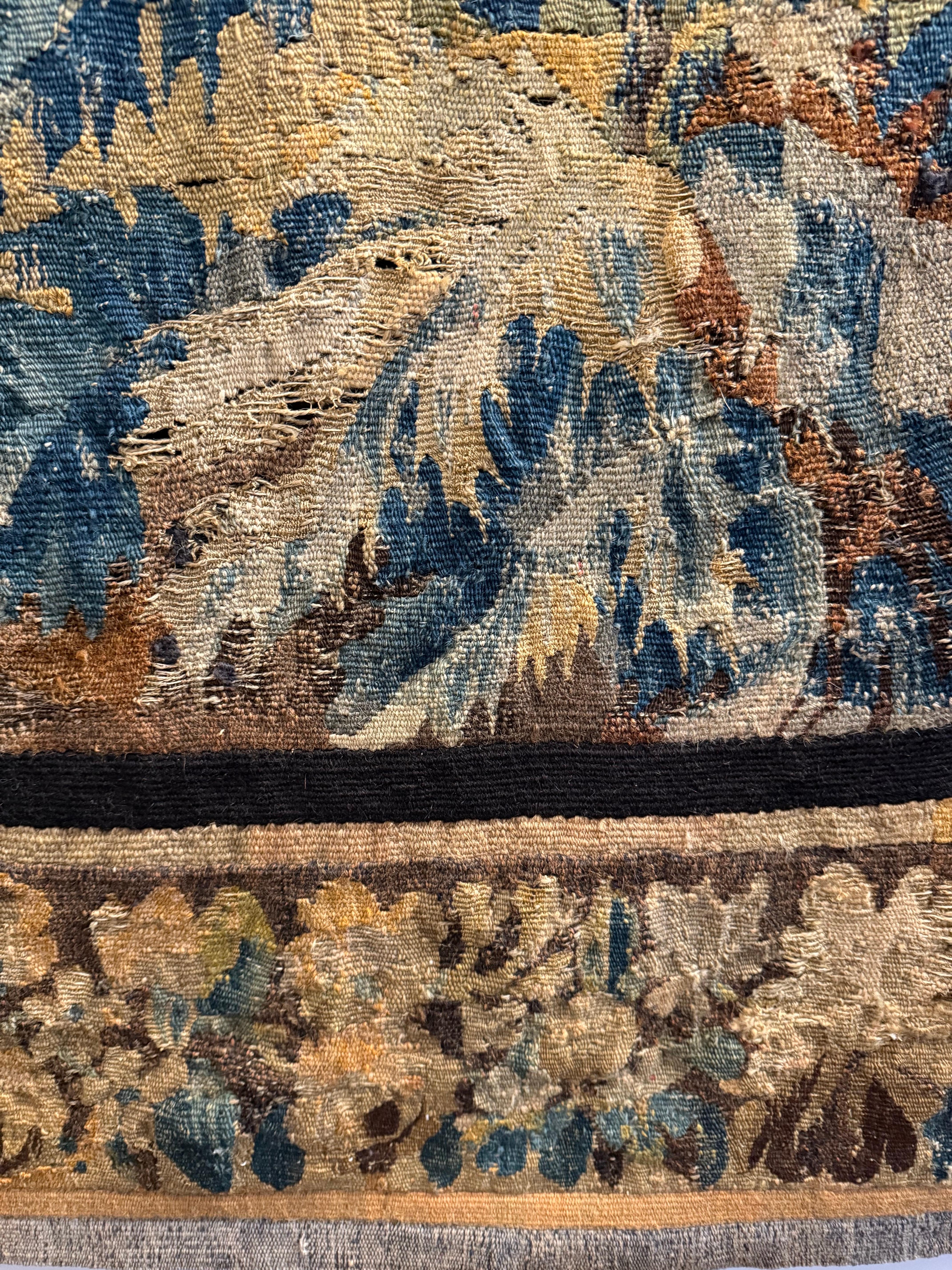 Flemish Verdure Tapestry, 18. Jahrhundert im Zustand „Gut“ im Angebot in ARMADALE, VIC