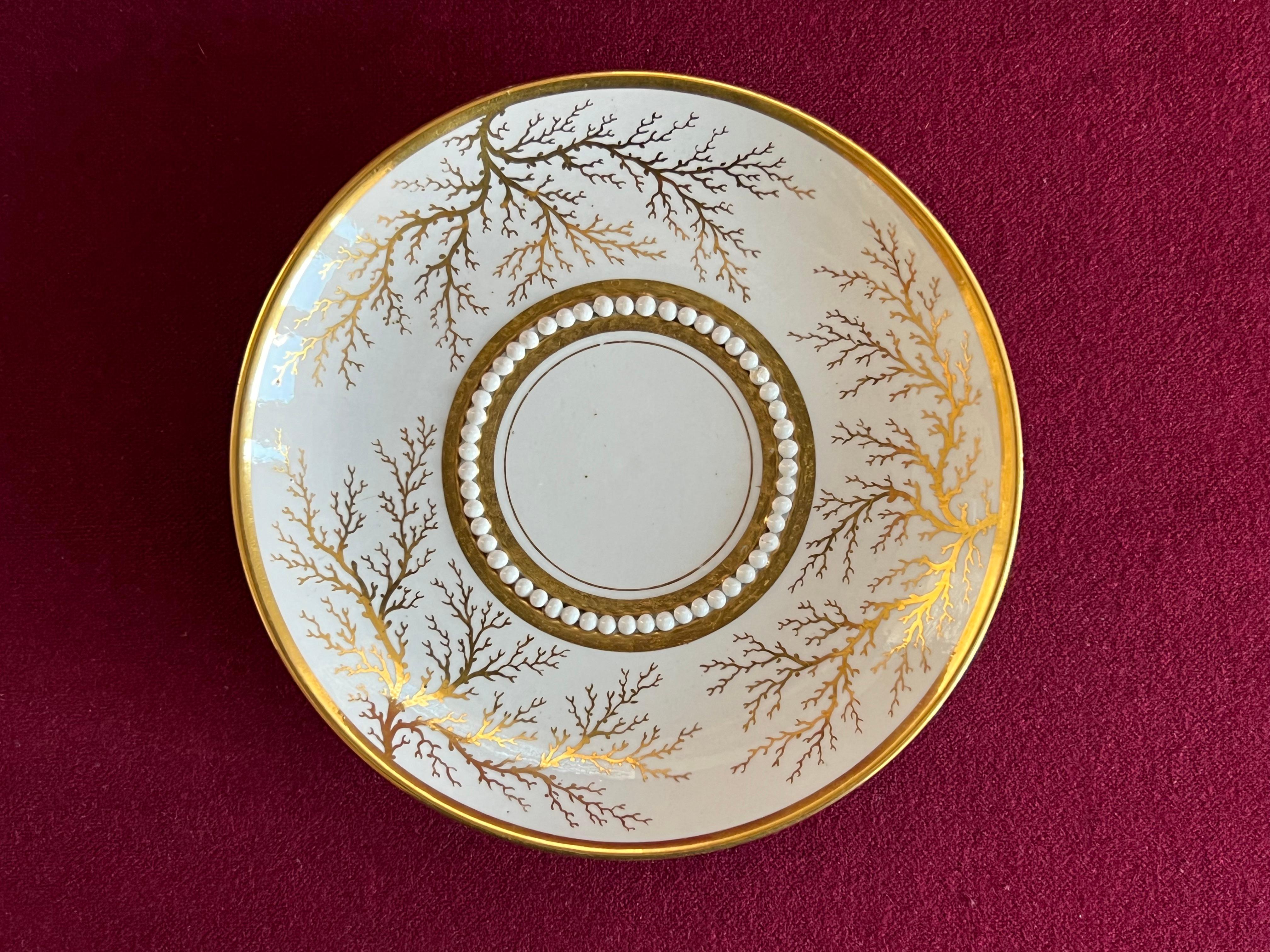 A Flight, Barr & Barr Worcester Porcelain Cabinet Cup & Stand c.1815 For Sale 1