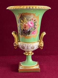 A Flight, Barr & Barr Worcester, Porzellanvase in Campana-Form, um 1825, Campana