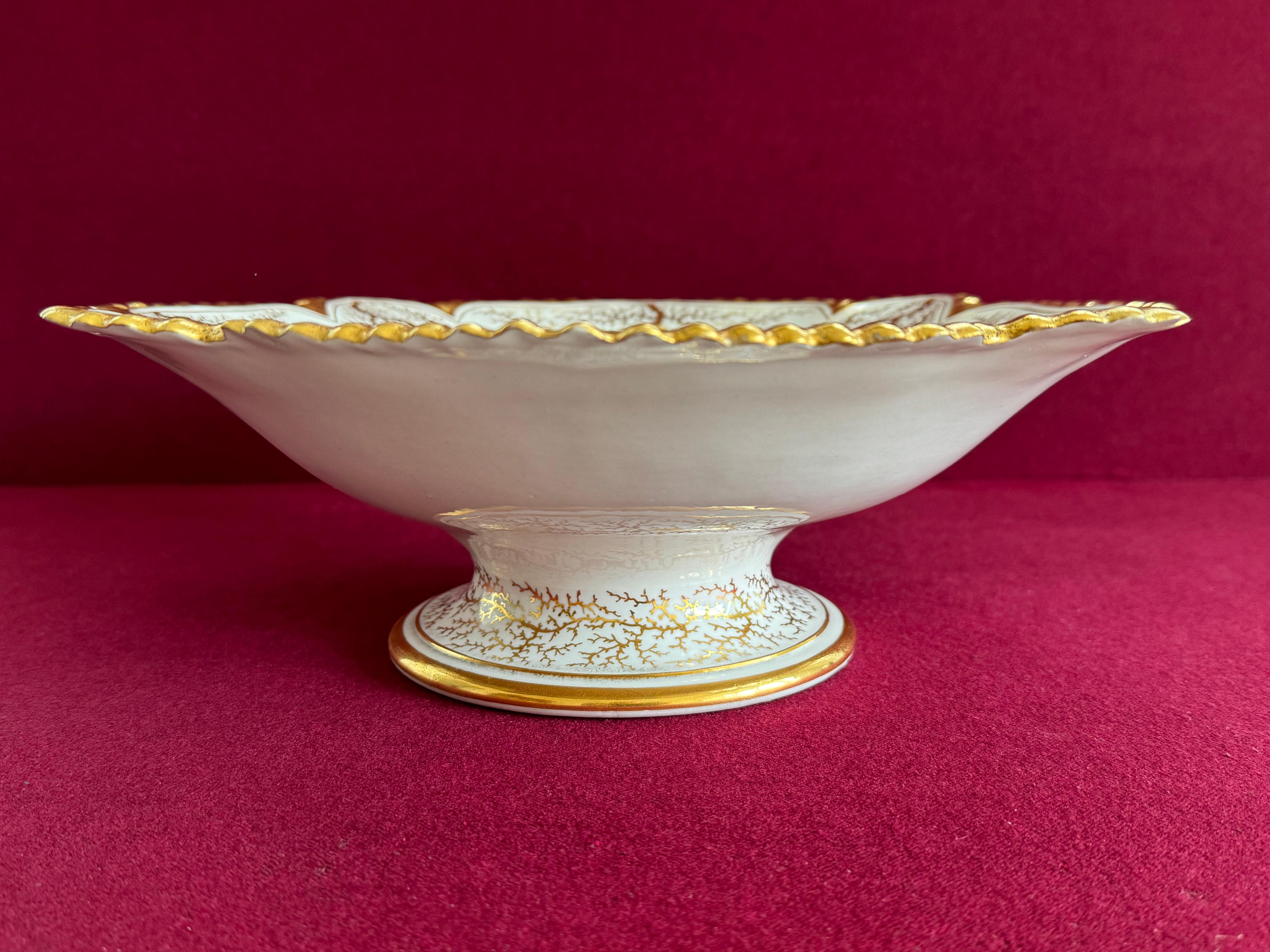 A Flight, Barr & Barr Worcester porcelain dessert comport c.1820 In Good Condition For Sale In Exeter, GB