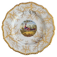 Plato de postre de porcelana de Flight, Barr & Barr Worcester c.1820
