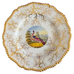 Plato de postre de porcelana de Flight, Barr & Barr Worcester c.1820