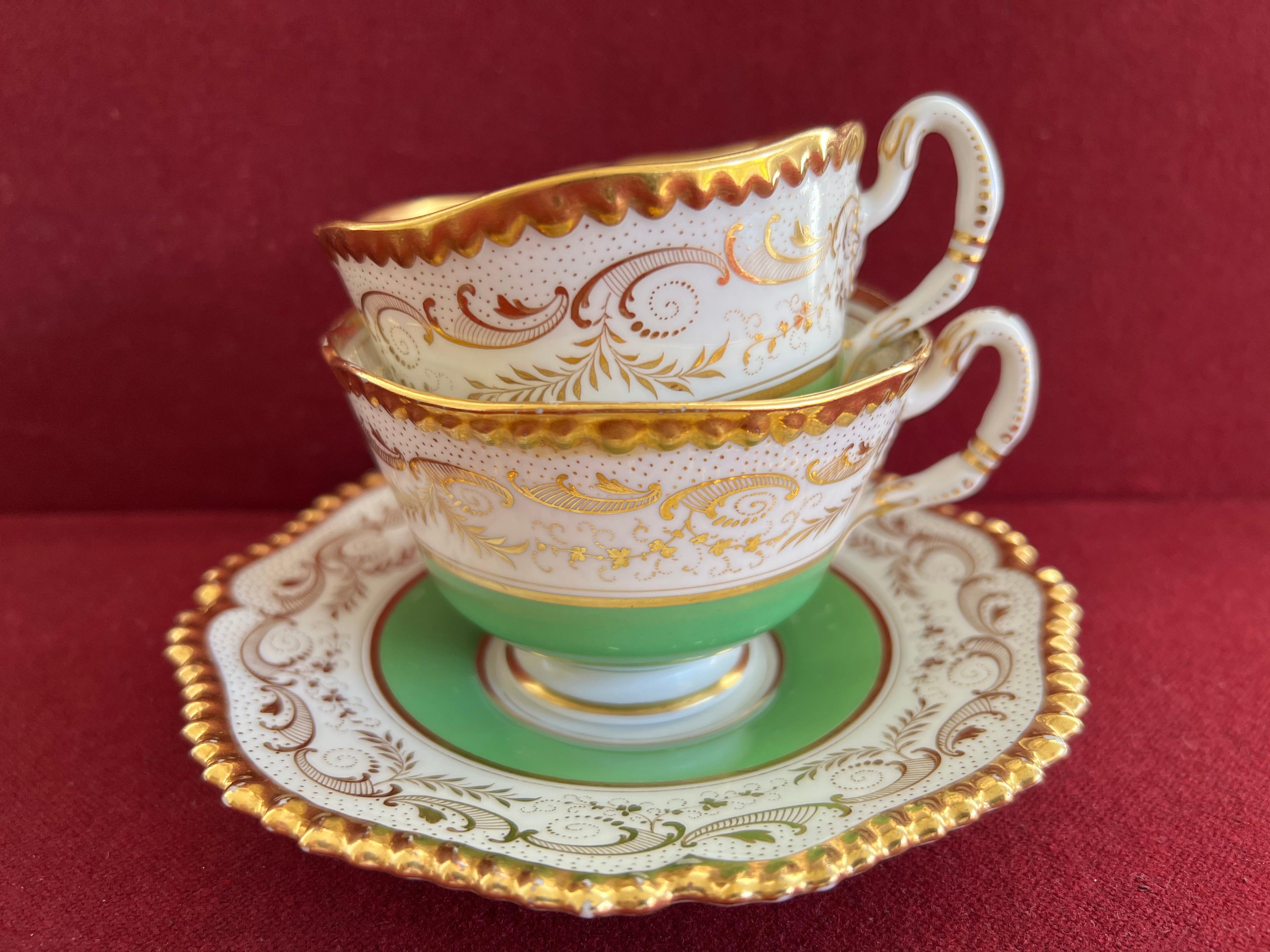 19th Century Flight Barr & Barr Worcester Porcelain Tea & Coffee Set C.1820-30