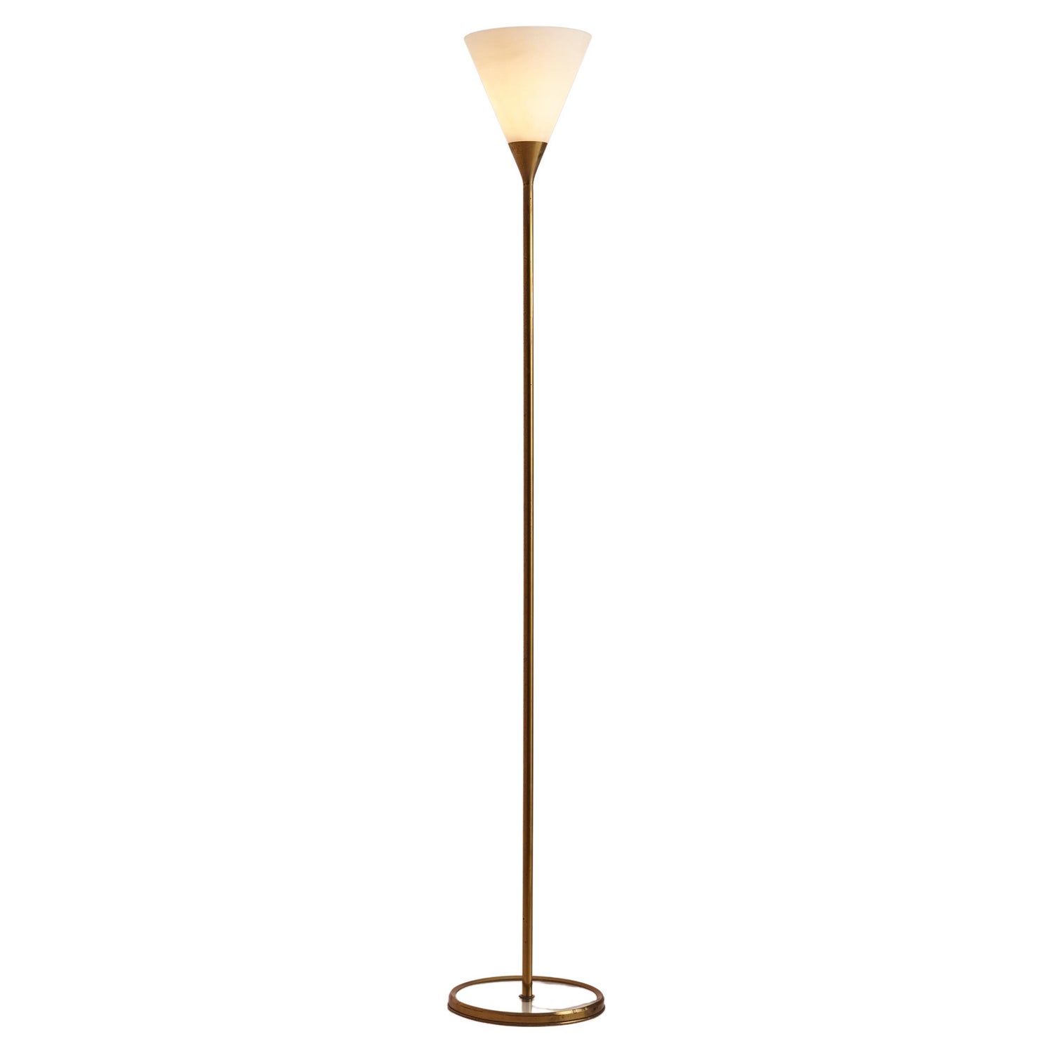Max Ingrand Floor Lamp Brass and Glass for Fontana Arte, Milano 1958 aca  For Sale at 1stDibs | aca max, aca tree lamp