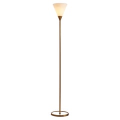 Floor Lamp by Max Ingrand Model 2003 for Fontana Arte, Made in Glass and Brass