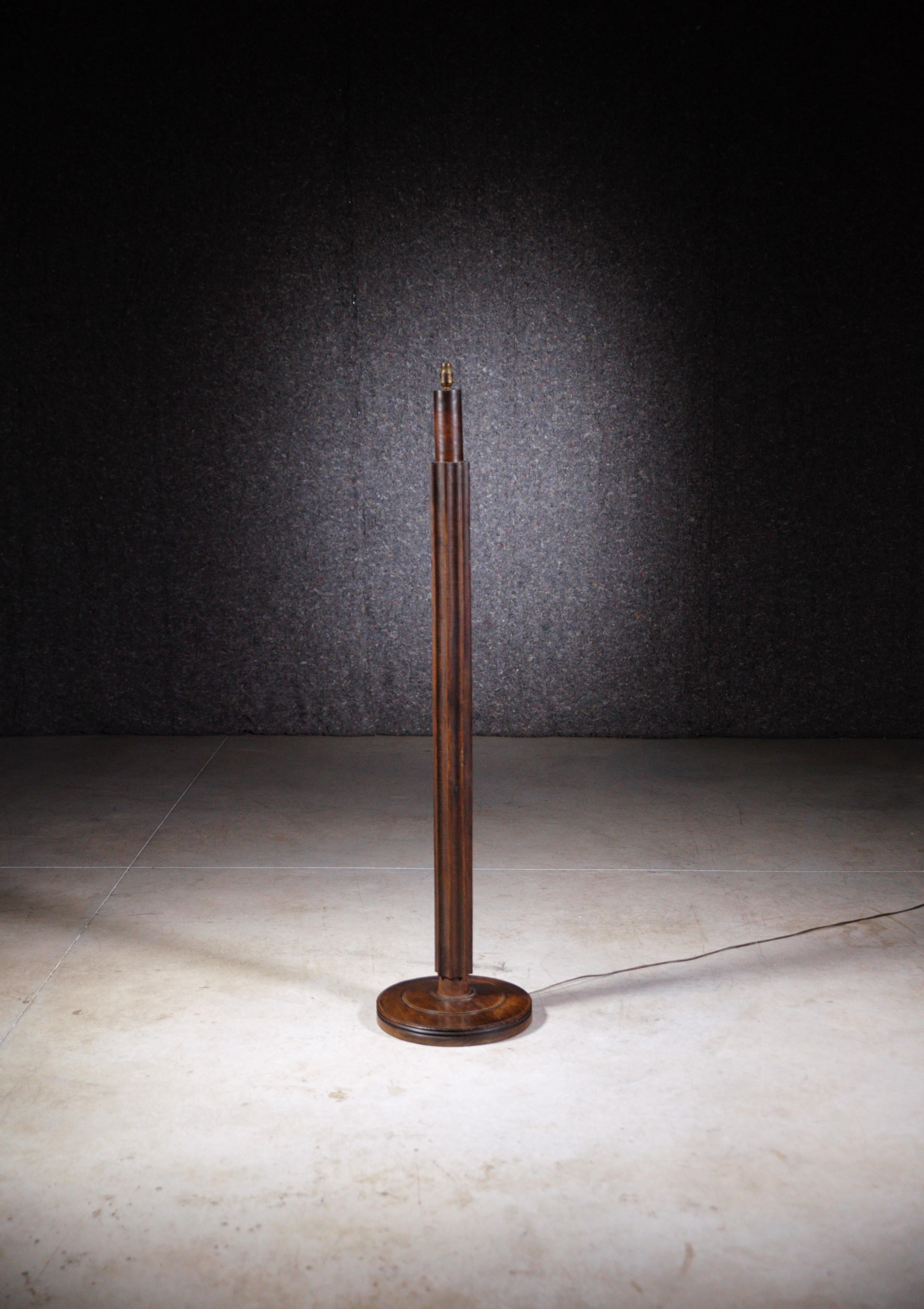 French A Floor Lamp by Victor Courtray France 1940s For Sale
